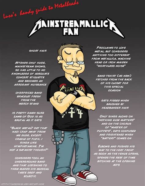 The 13 Types Of Metalheads Youll See At A Show Metalhead Metal