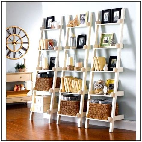 White wall shelves ideas home inspirations. Ladder shelf vs. Floating Shelves for bedroom??? | Shelves ...