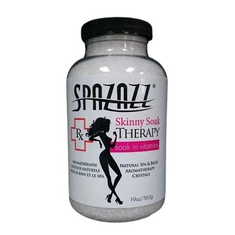 spazazz rx skinny soak therapy crystals everything h2o