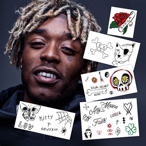 Lil Uzi Vert Temporary Tattoos Realist Life Sized Skin Safe Ebay