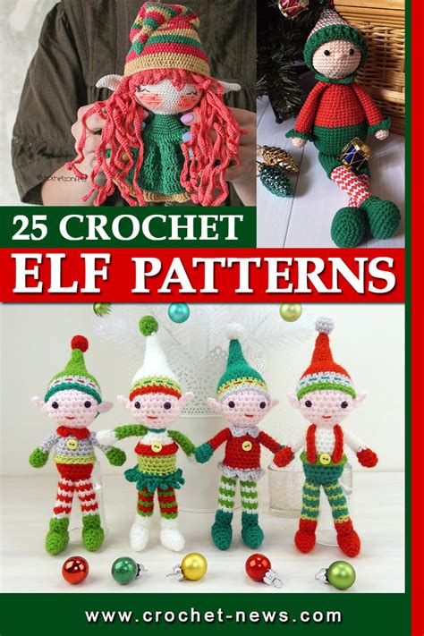 25 Crochet Elf Patterns To Increase Your Christmas Cheer Spreading