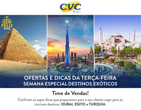 Destinos Exoticos CVC AGENTES