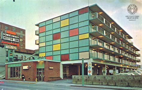 Postcard Downtowner Motor Inn Downtowner Motor Inn 10th Flickr