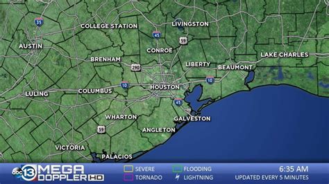 Southeast Texas Radar Abc13 Texas Weather Map Today Printable Maps