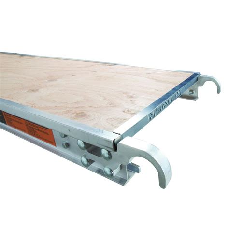 Aluminum decking is outdoor deck flooring planks made from aluminum. MetalTech 7 ft. x 1.7 ft. Aluminum Platform with Plywood ...