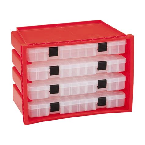 Plano Portable Rack System Organizer W 4 Utility Storage Box Drawers