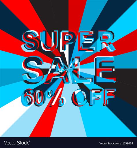 Big Ice Sale Poster With Super Sale 60 Percent Off