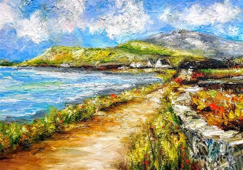 Irish Landscape Paintings County Clare Ireland Painting By Mary Cahalan