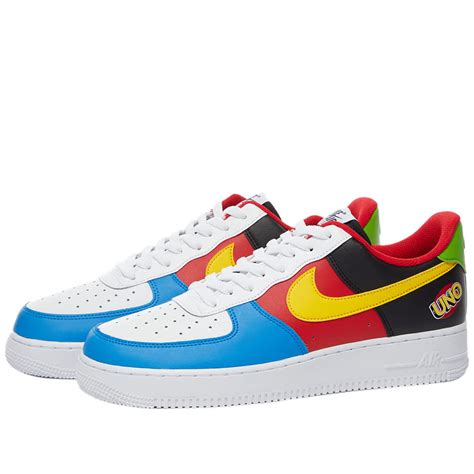 Nike Air Force 1 07 Qs White Yellow And Red End