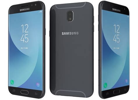 Samsung Galaxy J5 2017 Black 3d Model Cgtrader