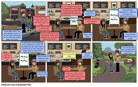 Chemical Equation Comic Strip Storyboard By Andrei4751