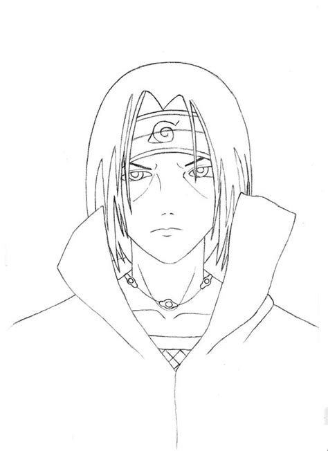 Itachi Lineart By Darksong94 On Deviantart