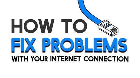 How To Fix Problems With Your Internet Connection Youtube