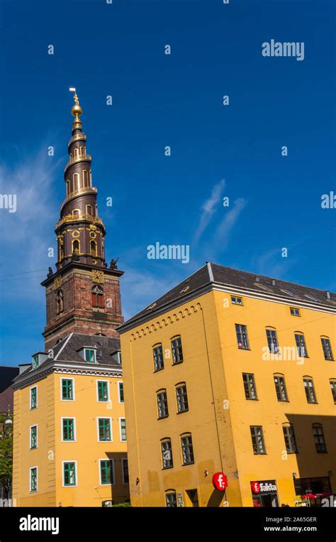 Church Of Our Saviour Vor Frelsers Kirke In Copenhagen Denmark Stock