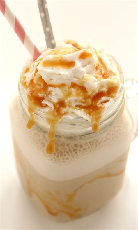 Homemade Salted Caramel Frappuccino Recipe Crunchy Creamy Sweet