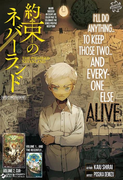 The Promised Neverland Chapter 25 Page 1 Neverland Manga Covers