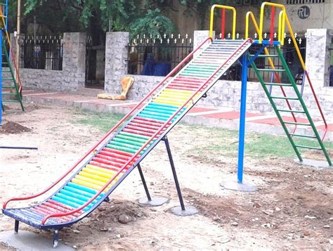 Multicolor Frp And Ss Playground Roller Slide Age Group 3 To 12 Year