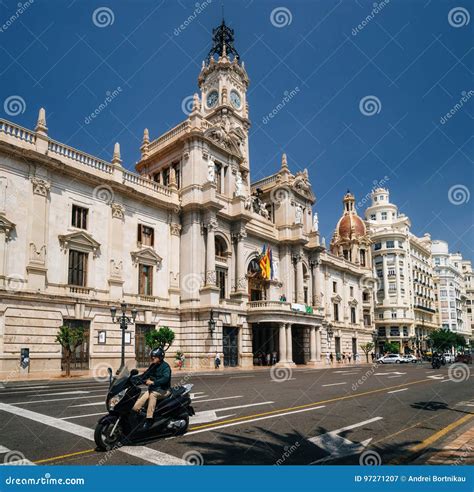 City Hall In Valencia Spain Editorial Photography Image Of Exterior