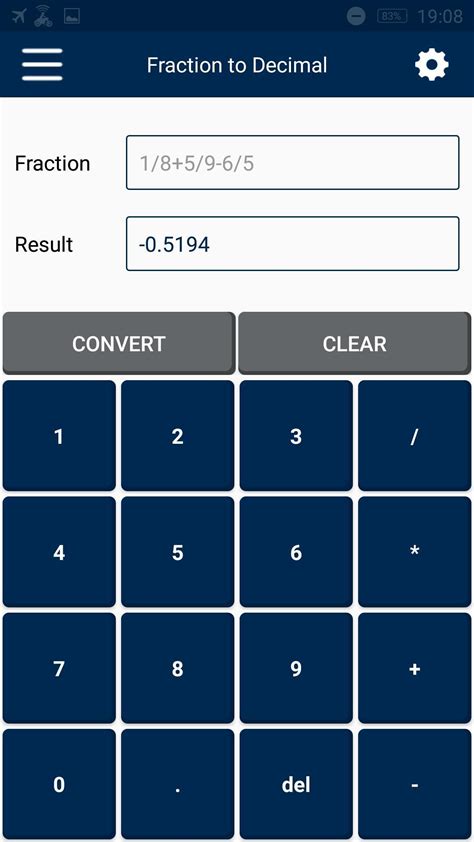 Fraction To Decimal Calculator For Android Apk Download