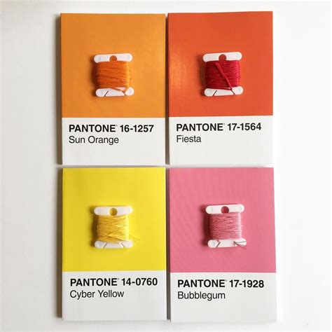Pantone Dmc Thread Floss Colour Palette Cross Stitch Ts Ideas Dmc
