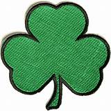 Embroidered Shamrock Stickers Images