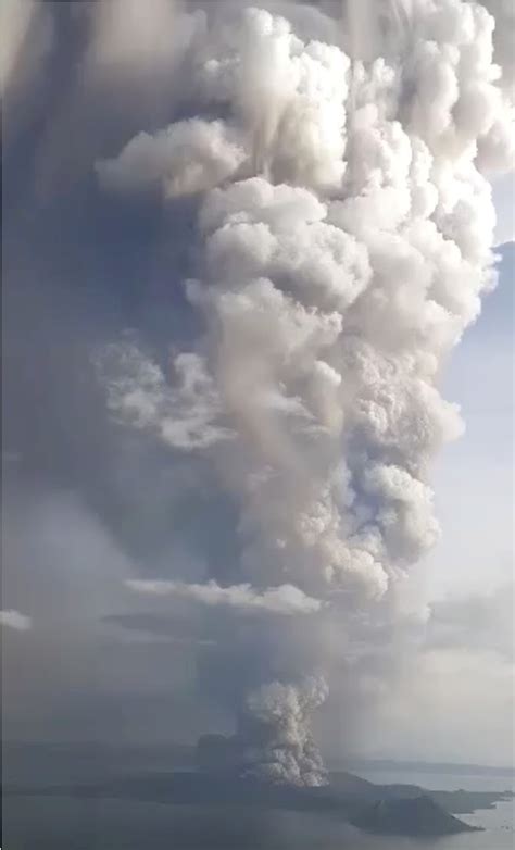 Thousands Of Residents Evacuate As Philippine Volcano Erupts