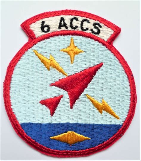 Us 6th Accs Airborne Command And Control Squadron Cloth Patch Badge