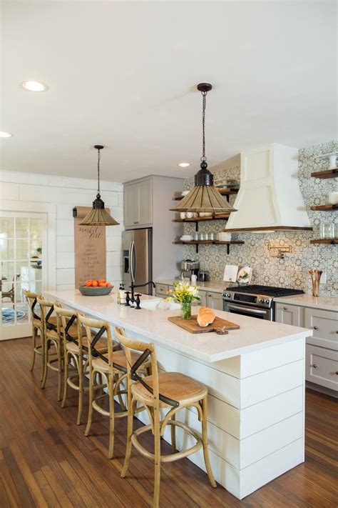 The Joy Of A Narrow Kitchen Island With Seating