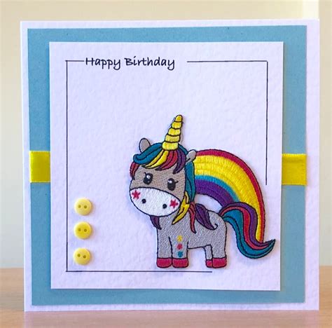 Unicorn Birthday Card Ideas