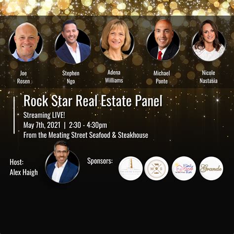 Rock Star Real Estate Panel Join Us Live Survey