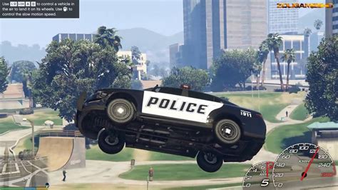 Gta V Police Car Crash Compilation Youtube
