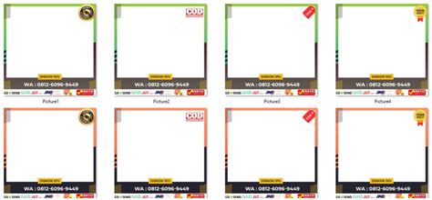 Bingkai foto tersebut tentunya bertemakan dengan tahun baru dan dapat digunakan untuk foto profil sosial media. Download Template Frame Foto Produk Gratis - Gudang Link