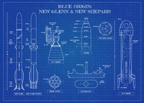 New glenn, blue origin's orbital rocket, will launch from cape canaveral, fl. Blue Origin New Shepard Logo : Blue Origin Breaks The ...