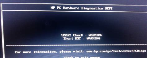 Smart Hard Disk Error And Smart Check Warning Short Dst W Hp Support Community 6405117
