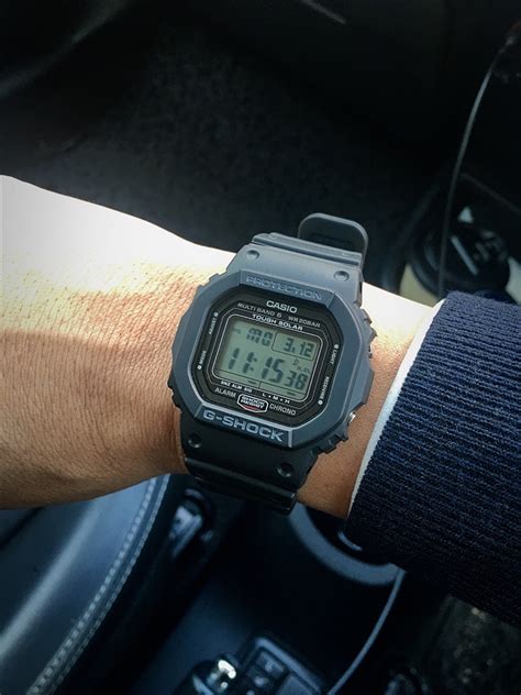 Was aligned with the long axis of the strap rather than at an angle because everything else seems so orderly and symmetrical. 価格.com - カシオ G-SHOCK GW-5000-1JF AZU☆さんのレビュー・評価投稿画像・写真「さすが ...