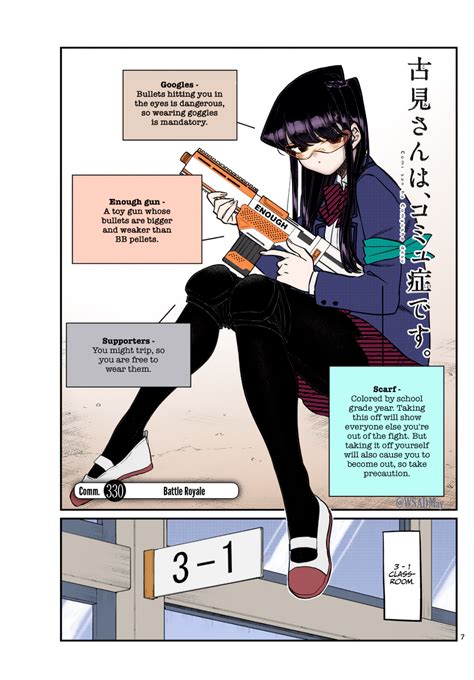 Battle Royale Komi Cant Communicate Ch 330 Manga Coloring Rkomisan
