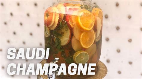 Saudi Champagne 🥂 Arabic Champagne Fruity Summer Mocktail Five
