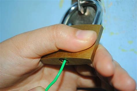 To make this safe, you need: Pick a Lock Using a Paperclip (With images) | Survival ...