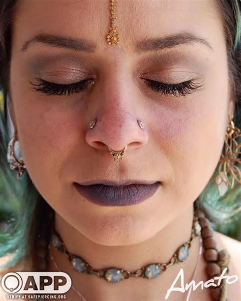 They look beautiful on most clients, there is a tremendous history and cultural significance to pierced nostrils. Nostril | Amato Fine Jewelry & Body Piercing