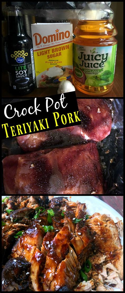Crock Pot Teriyaki Pork - Aunt Bee's Recipes
