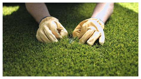 Line up the artificial grass and fold back the edges of the join. How to lay Artificial Grass - Buy, Install and Maintain ...