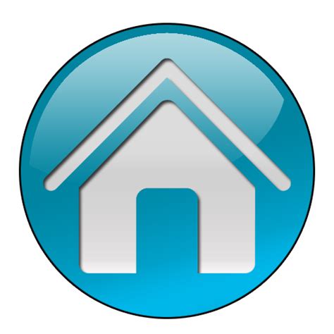Blue House Icon Png
