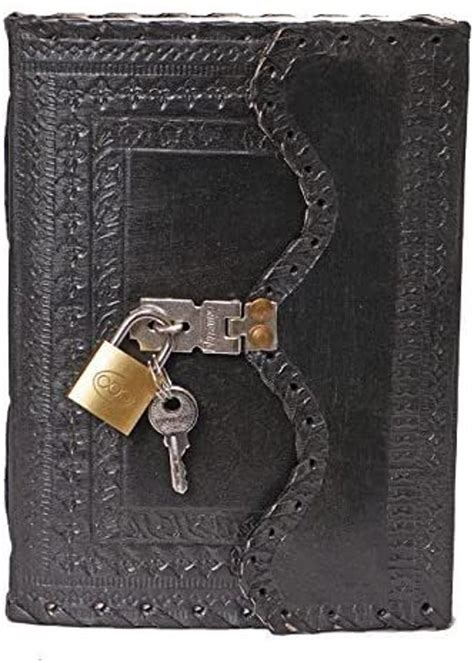 Leather Diary Journal With Lock Notepad Writing Book With Lock Etsy