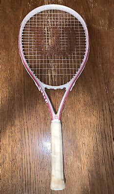 Wilson HOPE Tennis Racquet Racket Pink White Breast Cancer 4 3 8 Grip