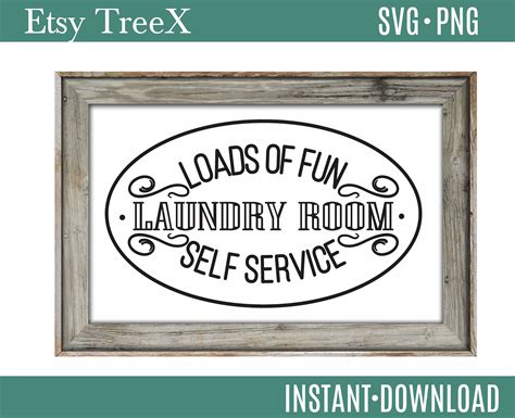 Hand Lettered Laundry Sign Svg Bundle By Oxee Laundry Funny Etsy