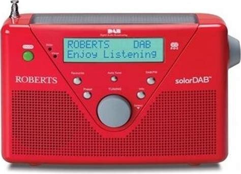 Roberts Radio Solardab 2 Draagbaar Digitaal Rood Radio