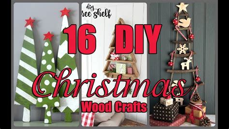 16 Diy Christmas Wood Crafts Youtube