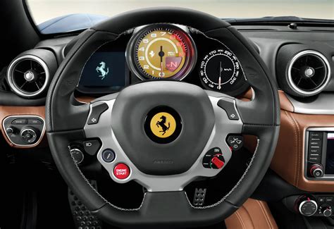 Ferrari California T Interior Steering Wheel Car Body Design