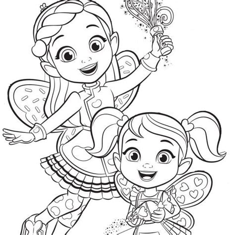 Butterbeans Cafe Coloring Pages Printable