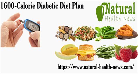 Diabetes Friendly 1600 Calorie Diabetic Diet Plan